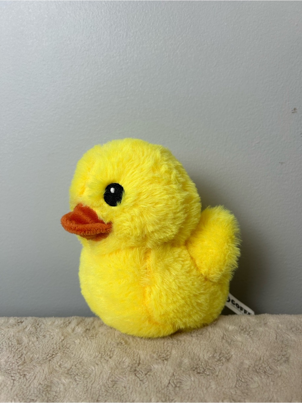 Goffa Yellow Rubber Duck Plush Stuffed Animal Toy Orange Beak Duckie
